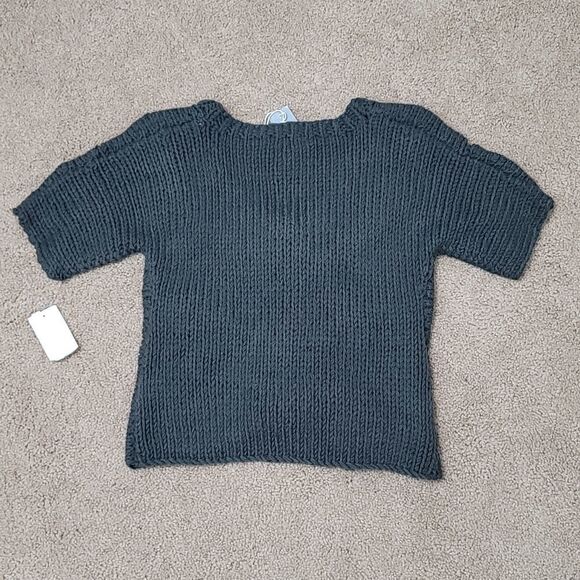 New MM Couture chunky knit cropped sweater Size Small - Picture 5 of 6